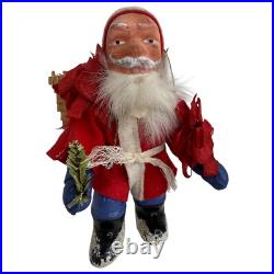 Santa Claus Vintage Antique German Christmas Figure 1930s or older