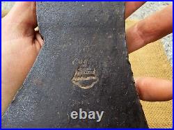 Scarce Maker Small Vintage Antique German Rheinland Axe Head Bushcraft Hatchet