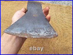 Scarce Maker Small Vintage Antique German Rheinland Axe Head Bushcraft Hatchet