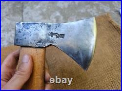 Scarce Maker Vintage Antique German Rheinland Axe Bushcraft Hatchet