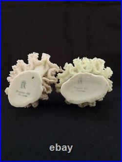 Set of 4 vintage antique German Dresden Porcelain lace figurine dancer/woman Set of 4 vintage antique German Dresden Porcelain lace figurine dancer/woman