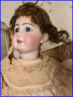 Simon & Halbig 30 Antique Bisque Head Doll Mold #938 Jointed Composition Body