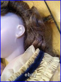 Simon & Halbig Doll Bisque Socket Head, Leather & Cloth Body 1039 18 Antique