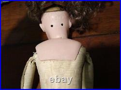 Simon & Halbig Doll Bisque Socket Head, Leather & Cloth Body 1039 18 Antique