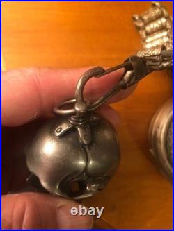 Skull Skeleton Industrial German Pocket Watch Vintage Antique Vintage #S-44
