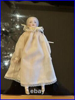 Spectacular 7 Antique German Bisque, China Head, Doll Pink Tint