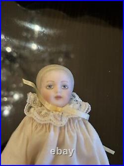 Spectacular 7 Antique German Bisque, China Head, Doll Pink Tint