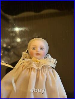 Spectacular 7 Antique German Bisque, China Head, Doll Pink Tint