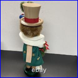 Steinbach German Wooden LE Nutcracker BOB CRATCHIT & TINY TIM -A Christmas Carol