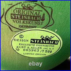 Steinbach German Wooden LE Nutcracker BOB CRATCHIT & TINY TIM -A Christmas Carol