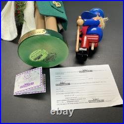 Steinbach German Wooden LE Nutcracker BOB CRATCHIT & TINY TIM -A Christmas Carol