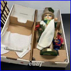 Steinbach German Wooden LE Nutcracker BOB CRATCHIT & TINY TIM -A Christmas Carol