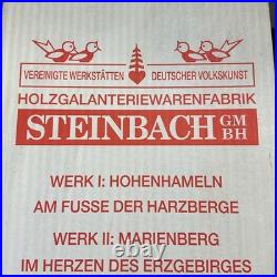 Steinbach German Wooden LE Nutcracker BOB CRATCHIT & TINY TIM -A Christmas Carol