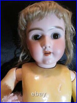 Stunning 30 Antique Bisque Head Doll Heinrich Handwerck 109 / 15 / DEP