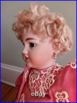 Stunning S&H 1249 Antique Santa Doll by Simon and Halbig German Bisque