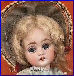 Sweet Antique RARE SIZE 9 German Bisque Head Kestner 143 On Org Jointed Body Sweet Antique RARE SIZE 9 German Bisque Head Kestner 143 On Org Jointed Body