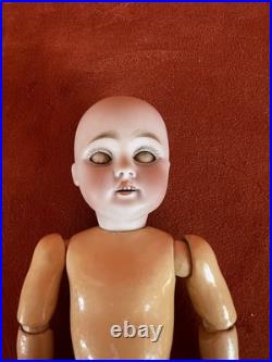 Sweet Antique RARE SIZE 9 German Bisque Head Kestner 143 On Org Jointed Body Sweet Antique RARE SIZE 9 German Bisque Head Kestner 143 On Org Jointed Body
