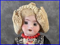 Three Small Antique German Bisque Head Dolls GJ-34