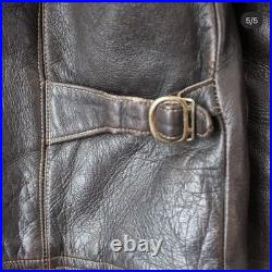 True Vintage Late 1920s German Leather Aviator Jacket