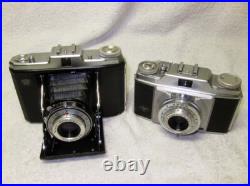 Two NICE Vintage Antique German Cameras. Zeiss Ikon 6x6cm, 35mm AGFA. Germany Two NICE Vintage Antique German Cameras. Zeiss Ikon 6x6cm, 35mm AGFA. Germany