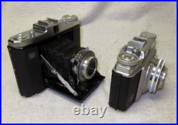 Two NICE Vintage Antique German Cameras. Zeiss Ikon 6x6cm, 35mm AGFA. Germany Two NICE Vintage Antique German Cameras. Zeiss Ikon 6x6cm, 35mm AGFA. Germany