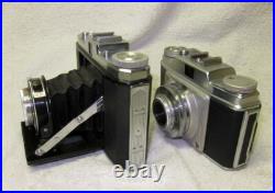Two NICE Vintage Antique German Cameras. Zeiss Ikon 6x6cm, 35mm AGFA. Germany Two NICE Vintage Antique German Cameras. Zeiss Ikon 6x6cm, 35mm AGFA. Germany