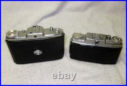 Two NICE Vintage Antique German Cameras. Zeiss Ikon 6x6cm, 35mm AGFA. Germany Two NICE Vintage Antique German Cameras. Zeiss Ikon 6x6cm, 35mm AGFA. Germany