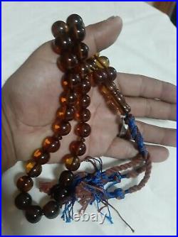 Uniqe Tasbih German genuine bakelite ottoman cut Prayer beads 75g