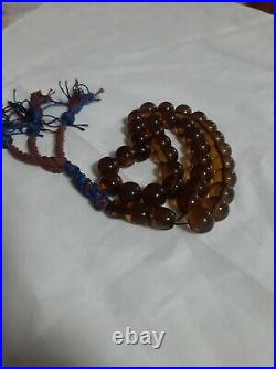 Uniqe Tasbih German genuine bakelite ottoman cut Prayer beads 75g
