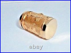 VINTAGE 18k YELLOW GOLD 3D MOVEABLE GERMAN BEER STEIN PENDANT CHARM VINTAGE 18k YELLOW GOLD 3D MOVEABLE GERMAN BEER STEIN PENDANT CHARM