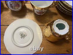 VTG 4 Kleiber West Germany Gold Tea 17 Piece Set