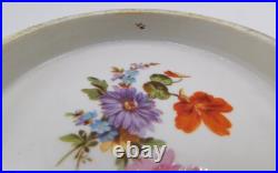VTG Antique German Elfinware Porcelain Forget Me Not Powder Ormolu Trinket Box