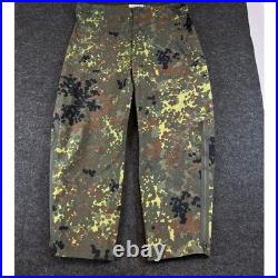 VTG German Army Jacket Pants Set 52/54 Military Flecktarn Camo Gore-Tex Parka