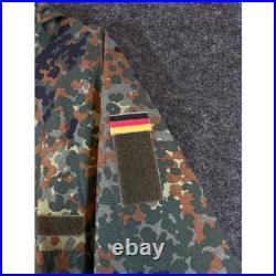 VTG German Army Jacket Pants Set 52/54 Military Flecktarn Camo Gore-Tex Parka