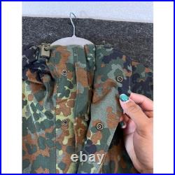 VTG German Army Jacket Pants Set 52/54 Military Flecktarn Camo Gore-Tex Parka