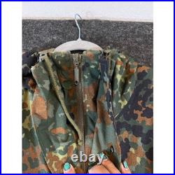 VTG German Army Jacket Pants Set 52/54 Military Flecktarn Camo Gore-Tex Parka