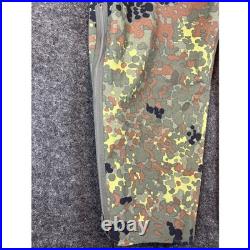 VTG German Army Jacket Pants Set 52/54 Military Flecktarn Camo Gore-Tex Parka