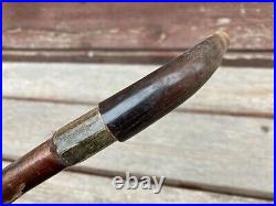 VTG LONG ANTIQUE GERMAN PORCELAIN PIPE PIPE WOOD STEM HUNTING w DEER 29.5 VTG LONG ANTIQUE GERMAN PORCELAIN PIPE PIPE WOOD STEM HUNTING w DEER 29.5
