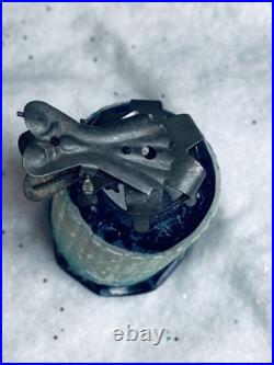VTG antique GERMAN blown glass CANDLE LANTERN holder clip on christmas ornament