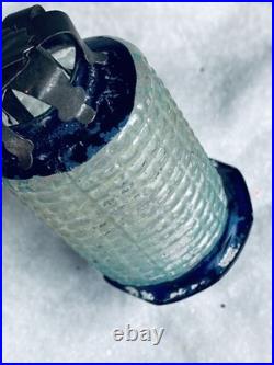 VTG antique GERMAN blown glass CANDLE LANTERN holder clip on christmas ornament VTG antique GERMAN blown glass CANDLE LANTERN holder clip on christmas ornament