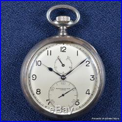 Vacheron & Constantin German Royal Marine Deck Chronometer 925 Silver 60mm Rare