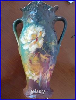 Vases German Bonne 12x8. Handmade Vintage Antique Porcelain