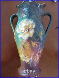 Vases German Bonne 12x8. Handmade Vintage Antique Porcelain