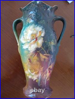 Vases German Bonne 12x8. Handmade Vintage Antique Porcelain