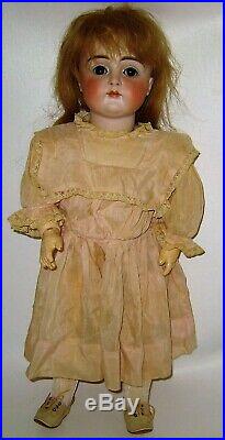 Very Early Kestner Closed Mouth Bisque Head Doll Sleep Eyes for French Market