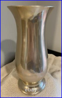 Very Rare Antique German Zeppelin Company Duralumin Alloy Metal Vase 1920's