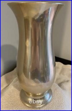 Very Rare Antique German Zeppelin Company Duralumin Alloy Metal Vase 1920's