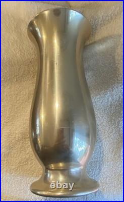 Very Rare Antique German Zeppelin Company Duralumin Alloy Metal Vase 1920's