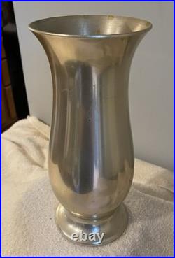 Very Rare Antique German Zeppelin Company Duralumin Alloy Metal Vase 1920's
