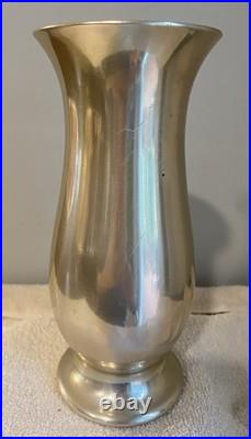 Very Rare Antique German Zeppelin Company Duralumin Alloy Metal Vase 1920's